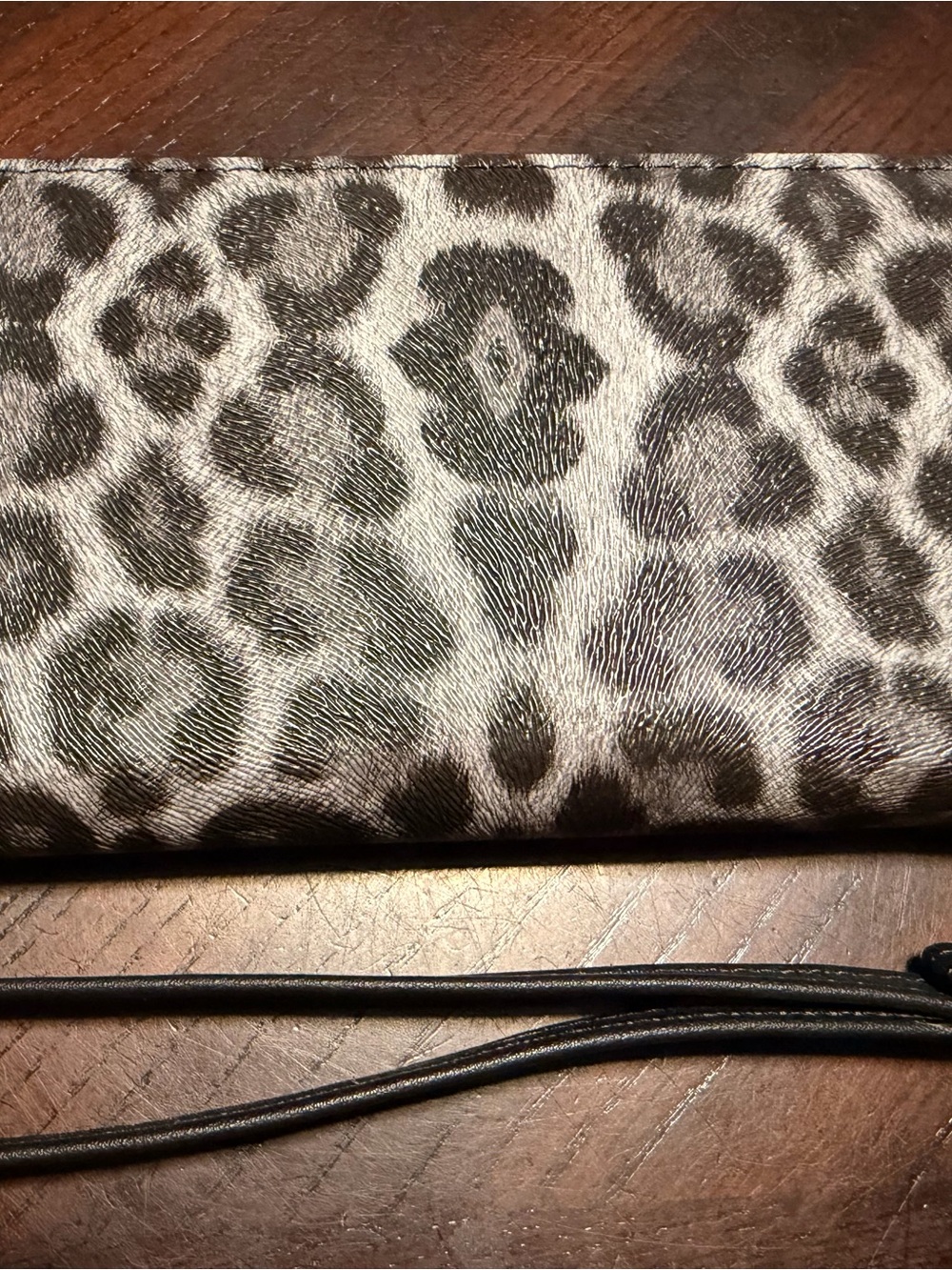 Chic animal print Wristlet/Wallet